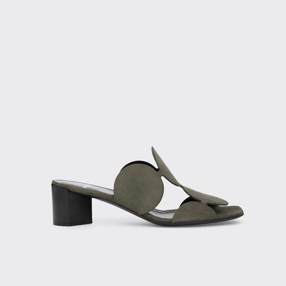 Pierre Hardy Bulles XC03 mules donna kaki 38 pelle