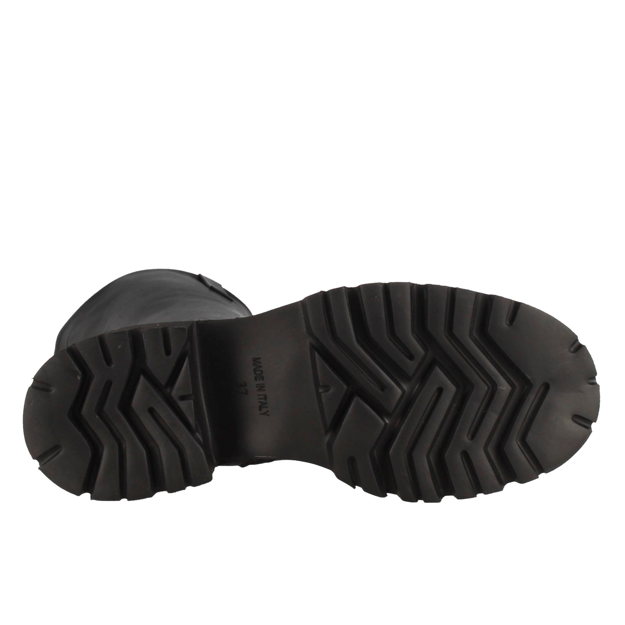 Leonardo Shoes Stivali Donna stivaletto nero vera pelle gomma