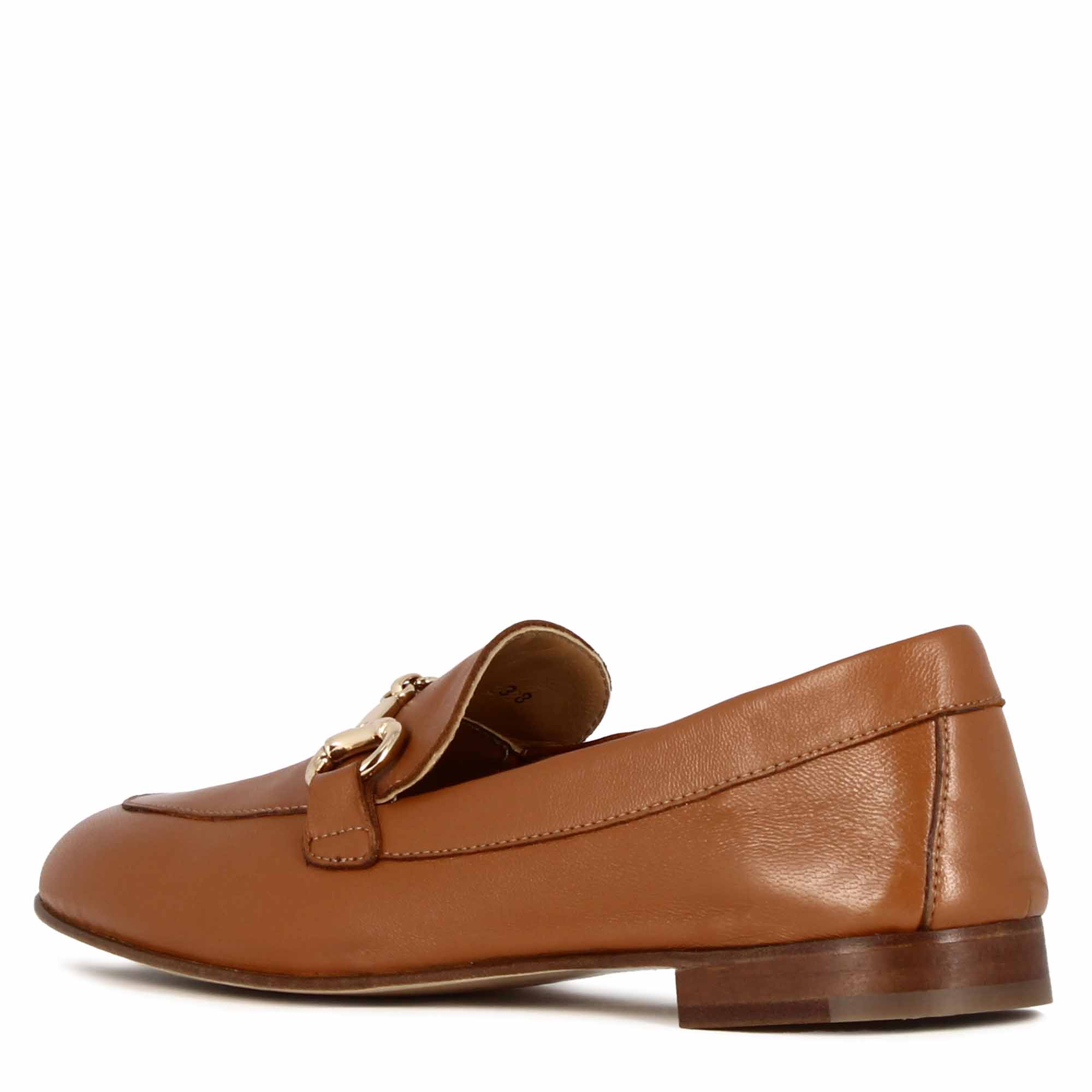 Leonardo Shoes Mocassini Donna mocassini marrone pelle morsetto