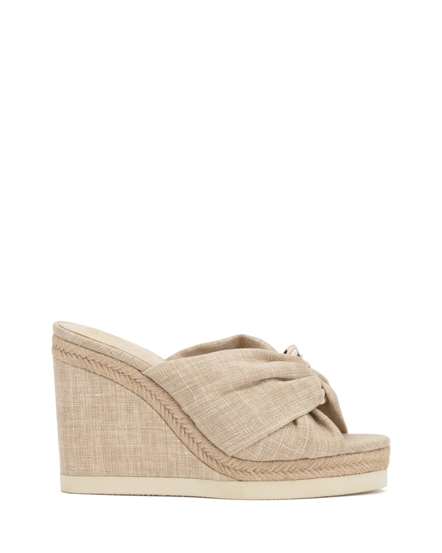 Vince Camuto Briana sandali zeppa espadrillas tela