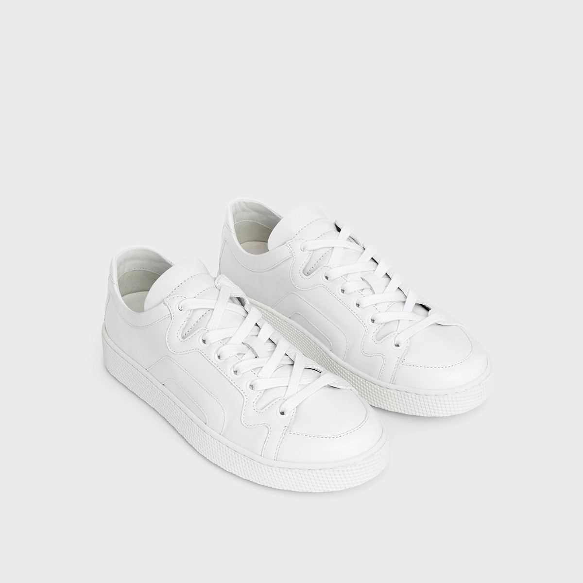 Pierre Hardy Alpha sneakers donna pelle bianca gomma