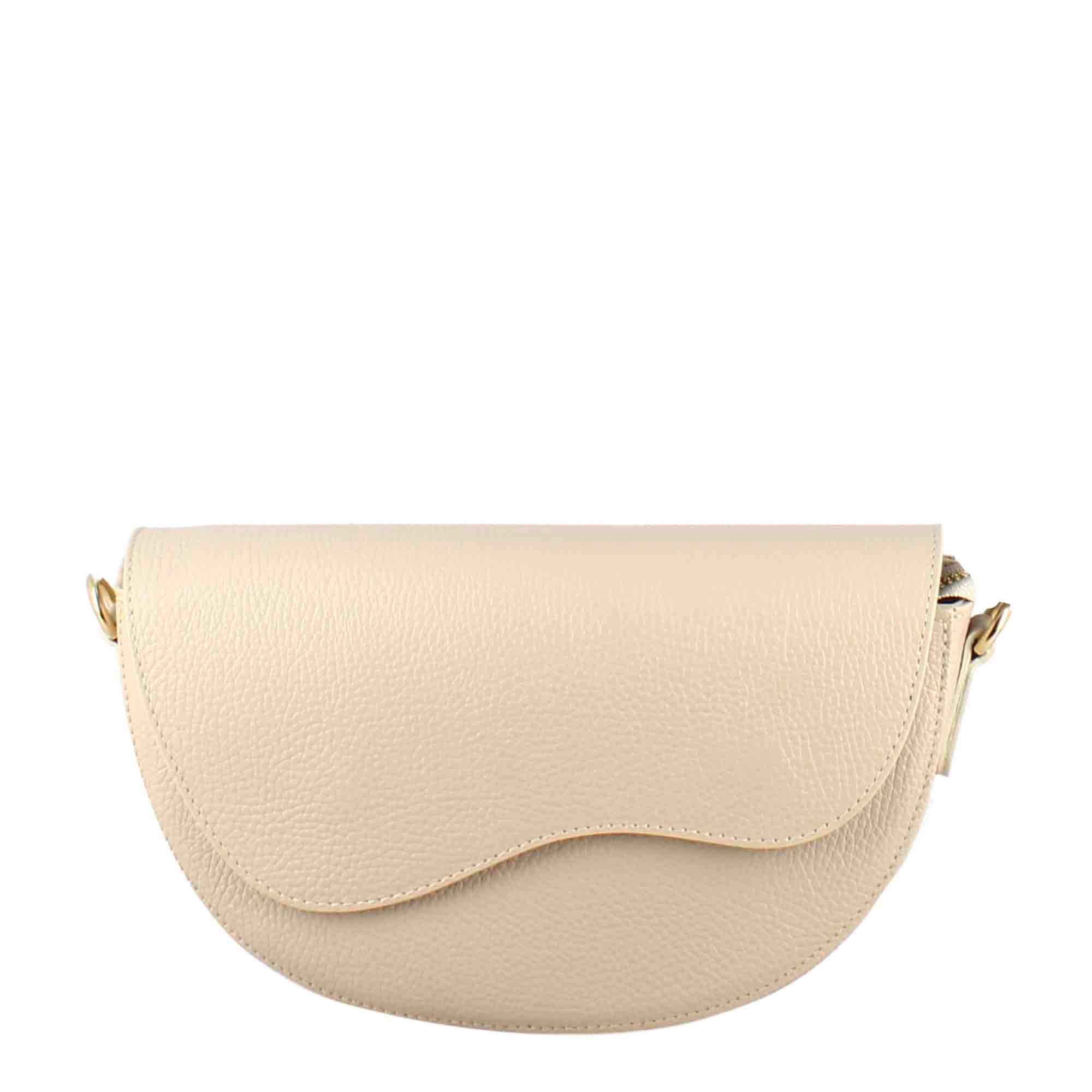 Leonardo Shoes Kate borsa tracolla pelle marrone