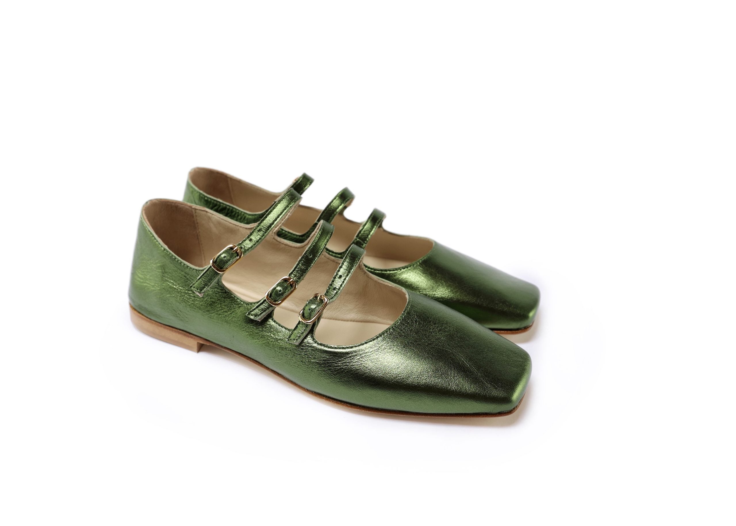 Ton Goût Paris Ballerina donna nappa militare