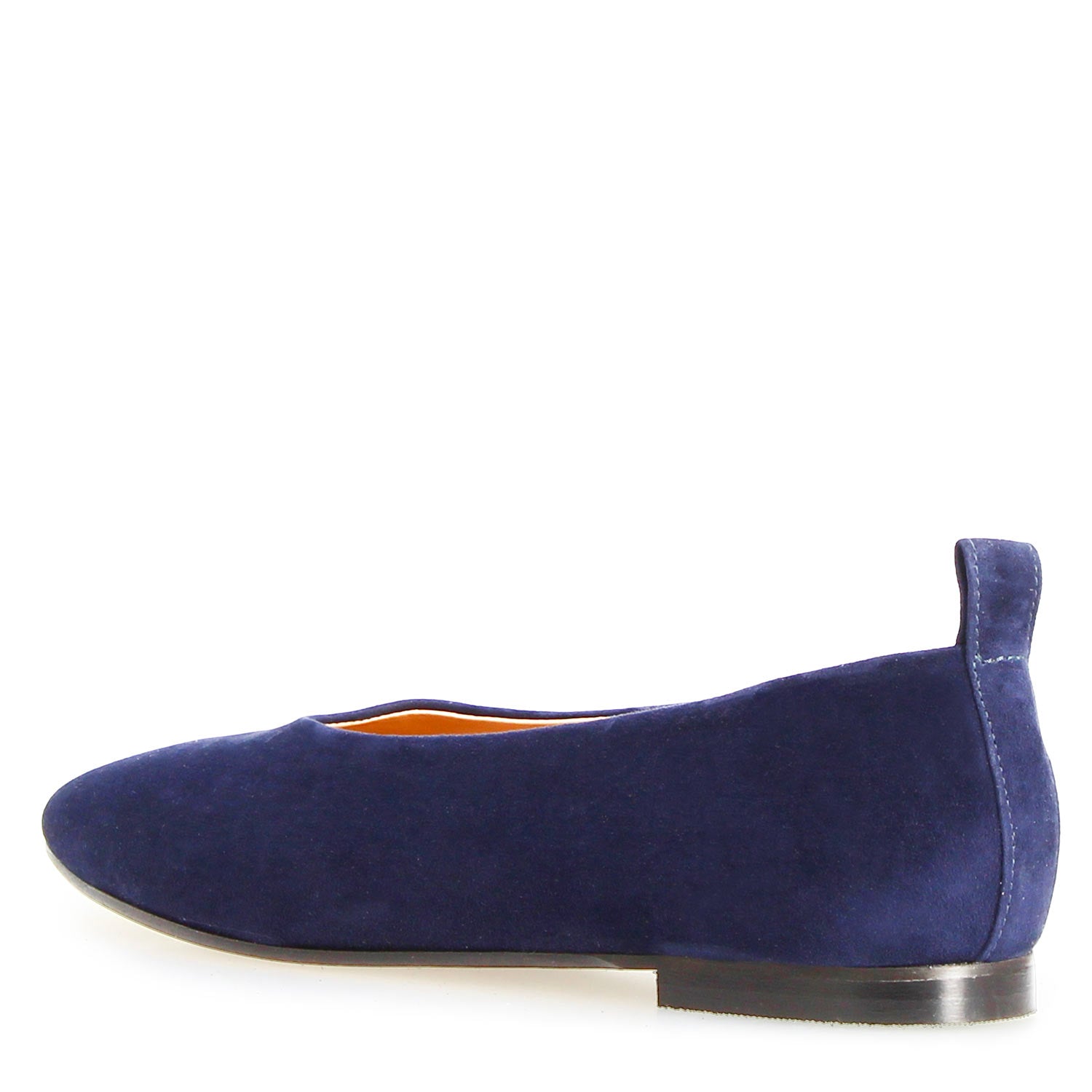 Leonardo Shoes Venere Cam Blu ballerine camoscio blu