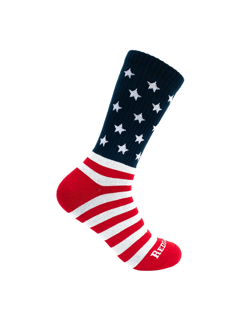 Redback Patriot calzini crew bandiera USA bambù