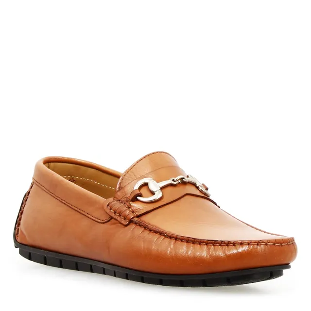 Leonardo Shoes Ulisse mocassini uomo pelle marrone chiaro morsetto