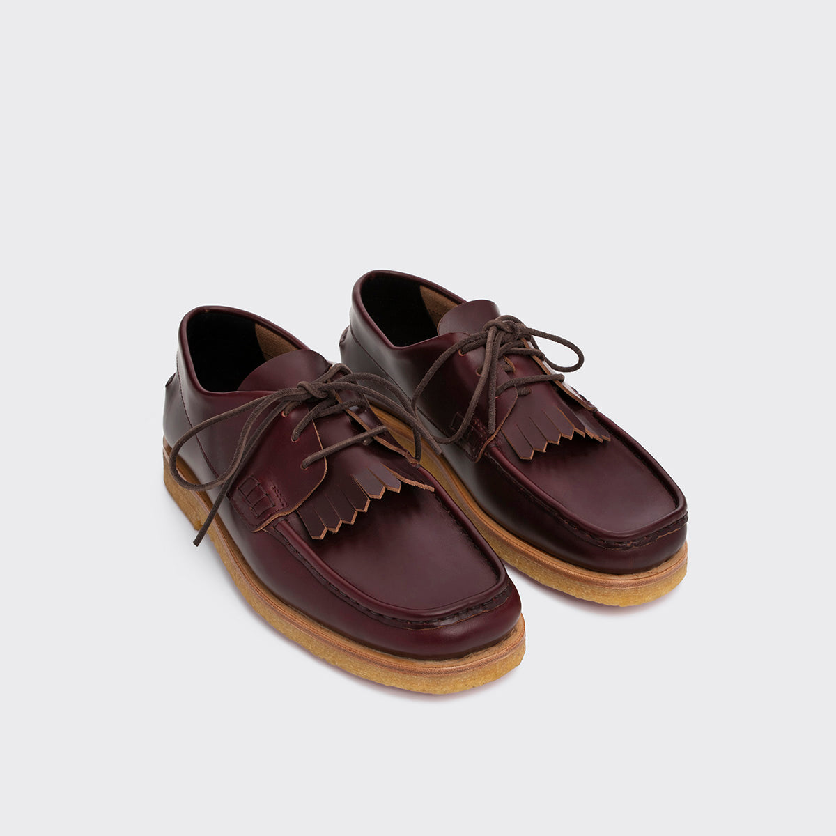 Pierre Hardy Matt Derby scarpe derby uomo bordeaux pelle