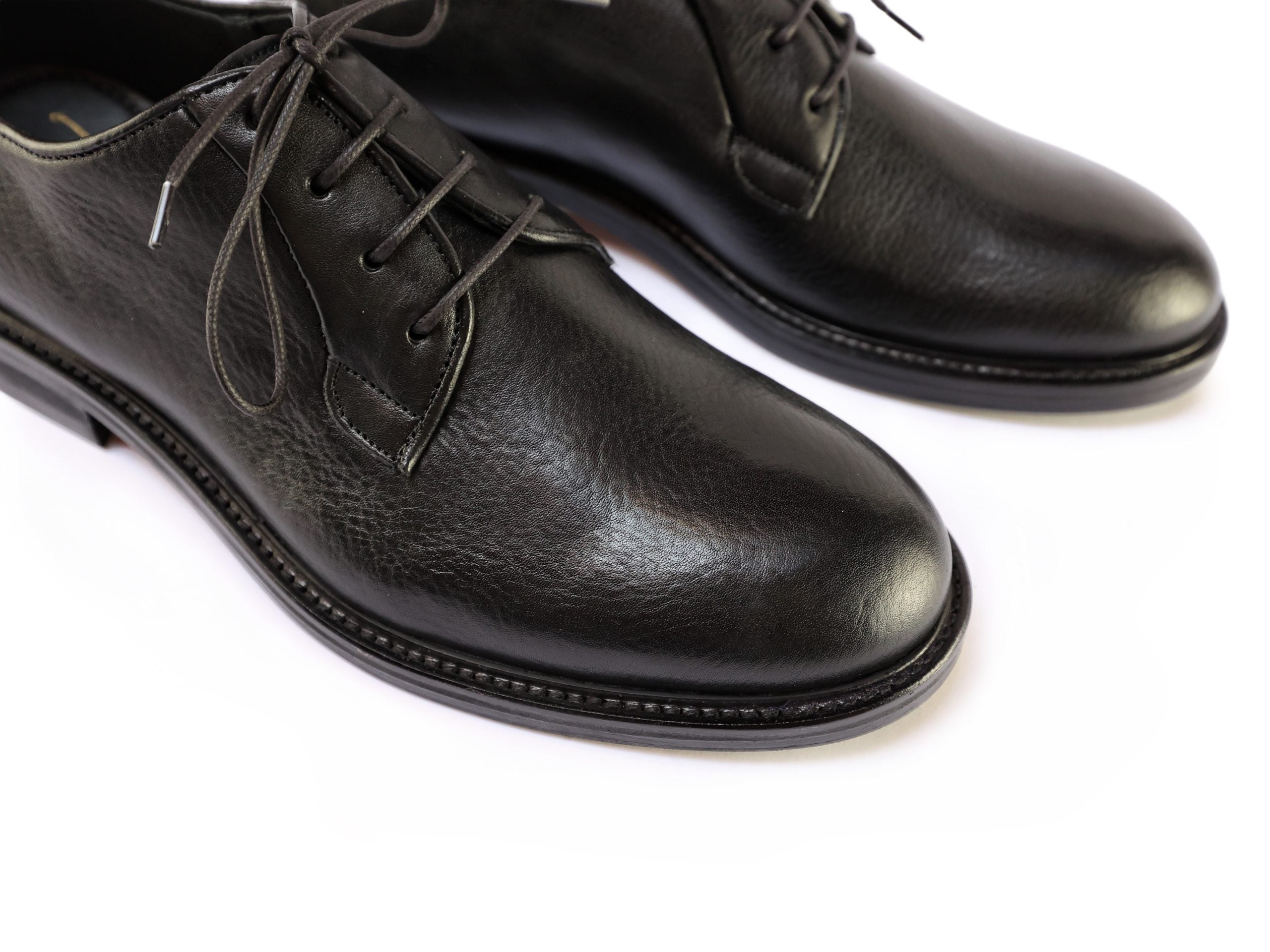 Ton Goût Black Fox Derby uomo pelle nero 40