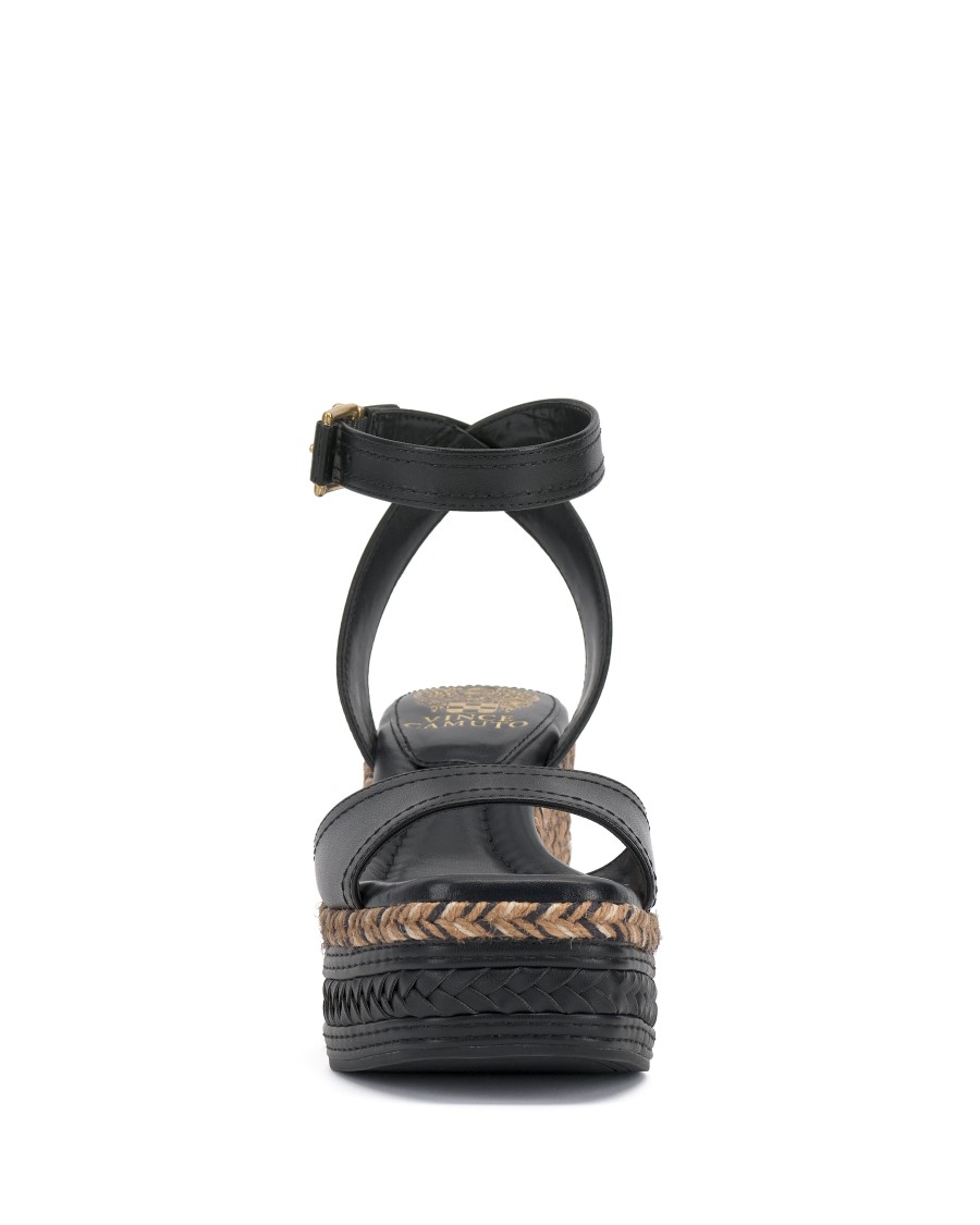 Vince Camuto Lilla Sandalo con Zeppa Espadrillas Donna