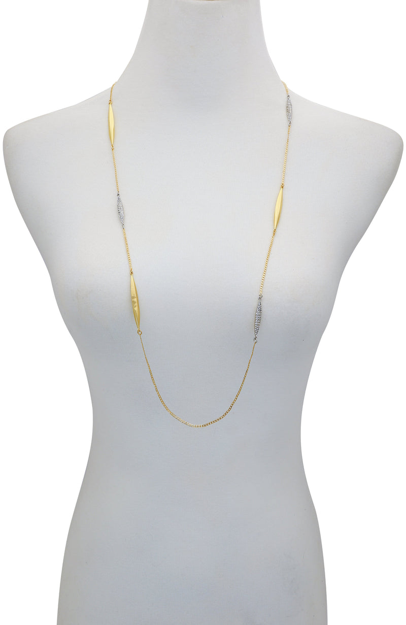 Vince Camuto collana a catena lunga bicolore donna