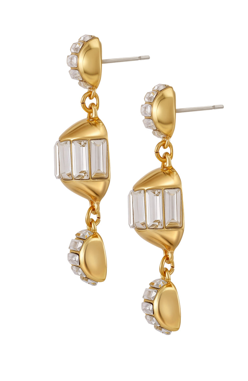 Vince Camuto orecchini oro sfera donna cristalli