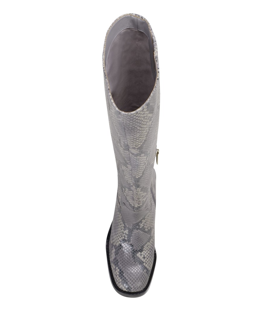 Vince Camuto Boots Stivale Gibi Tacco Blocco Punta Tonda
