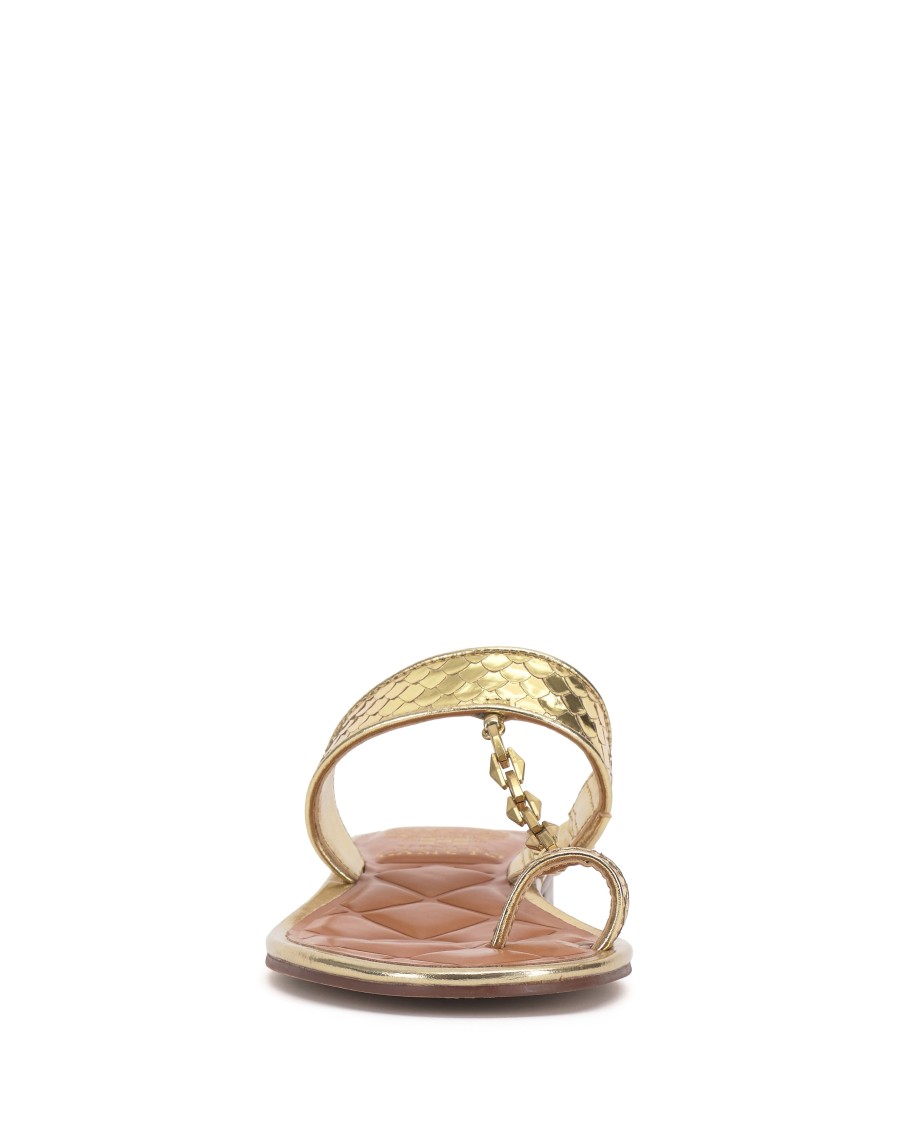 Vince Camuto Lexiea sandalo catena dorata tacco a blocco