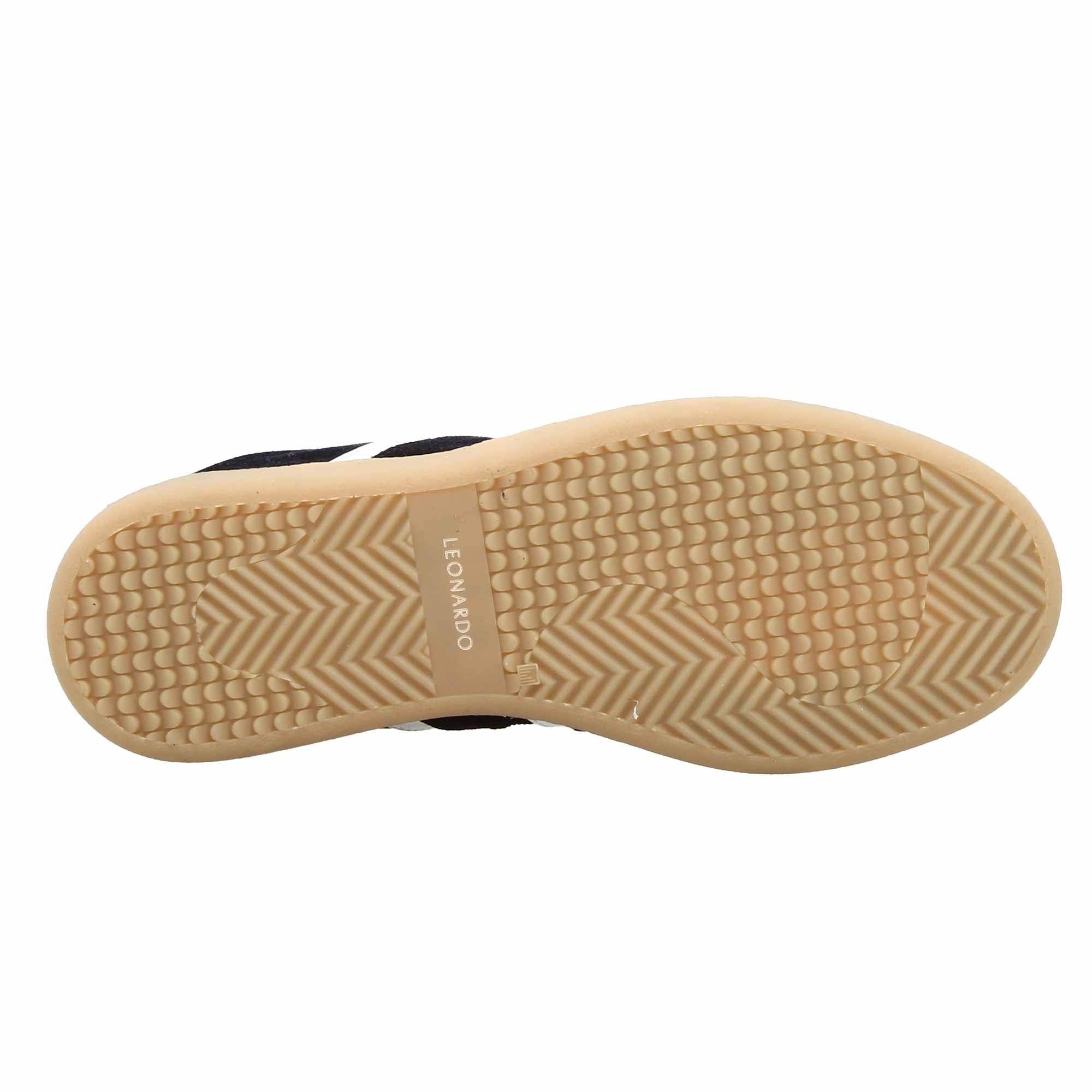 Leonardo Bizantina C sneakers pelle scamosciata blu