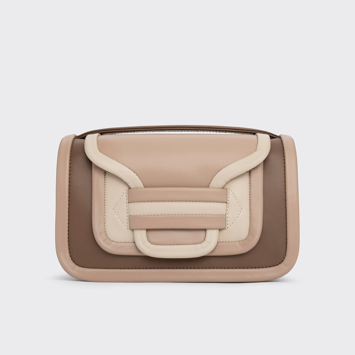 Pierre Hardy Alpha Maxi borsa a mano cammello pelle