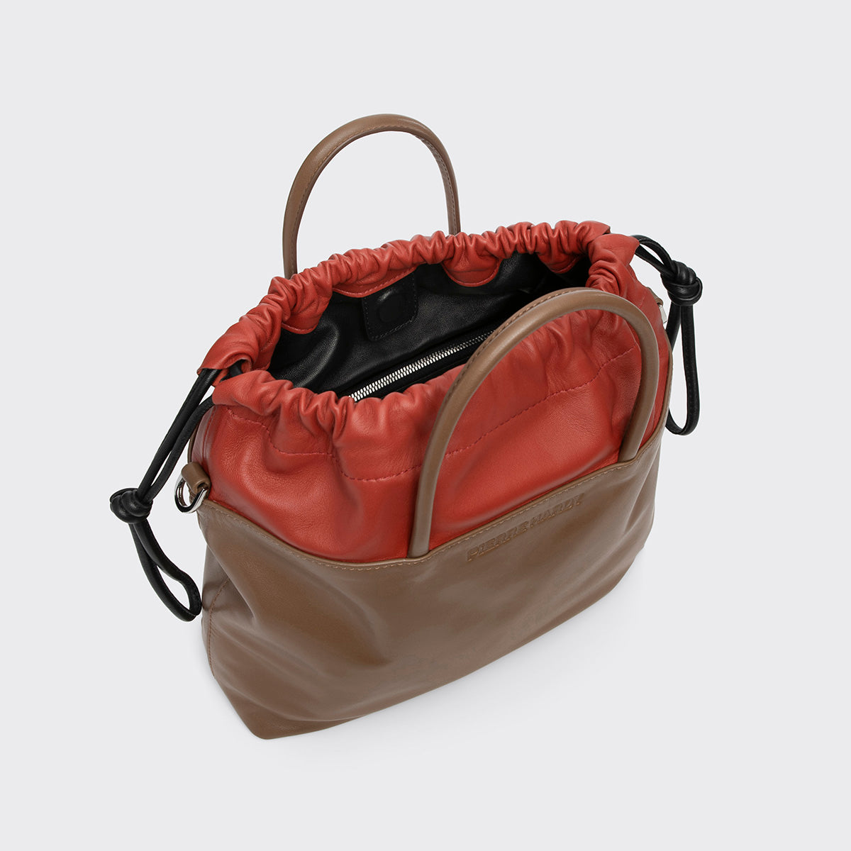 Pierre Hardy Twin Bag borsa tracolla cammello TU pelle