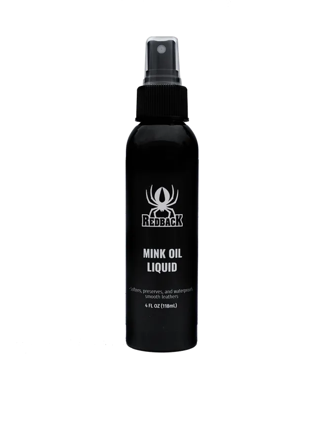 Redback Boot Care Mink Oil spray per pelle ammorbidente