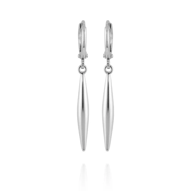 Vince Camuto orecchini cerchio pendente lancia argento