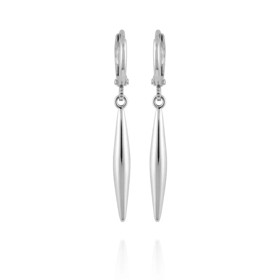 Vince Camuto orecchini cerchio pendente lancia argento