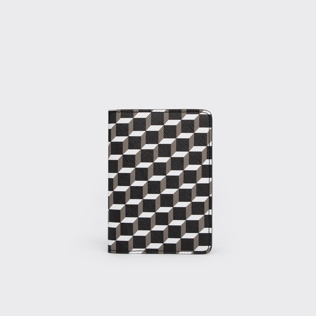 Pierre Hardy Cube Perspective portapassaporto nero tela