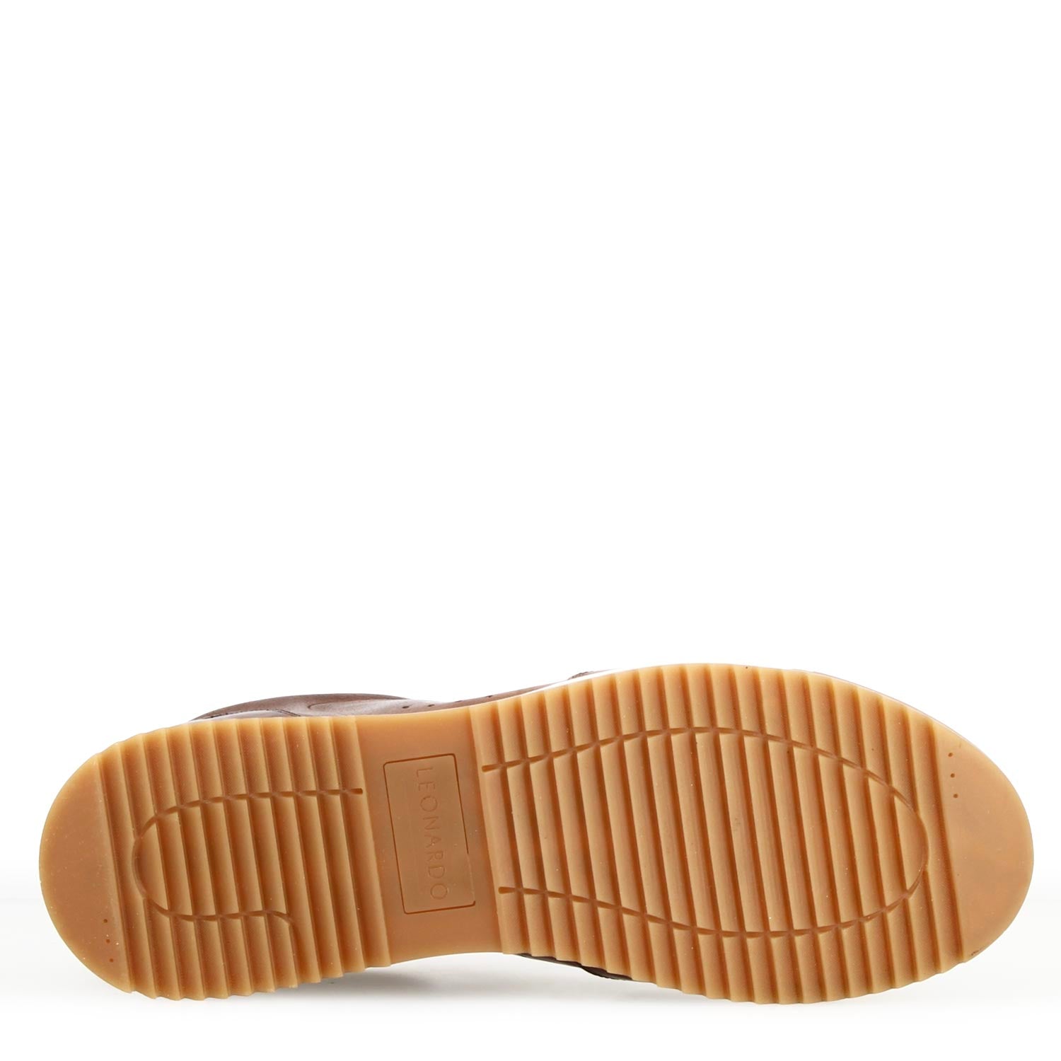Leonardo Shoes Barberino sneakers uomo marrone pelle