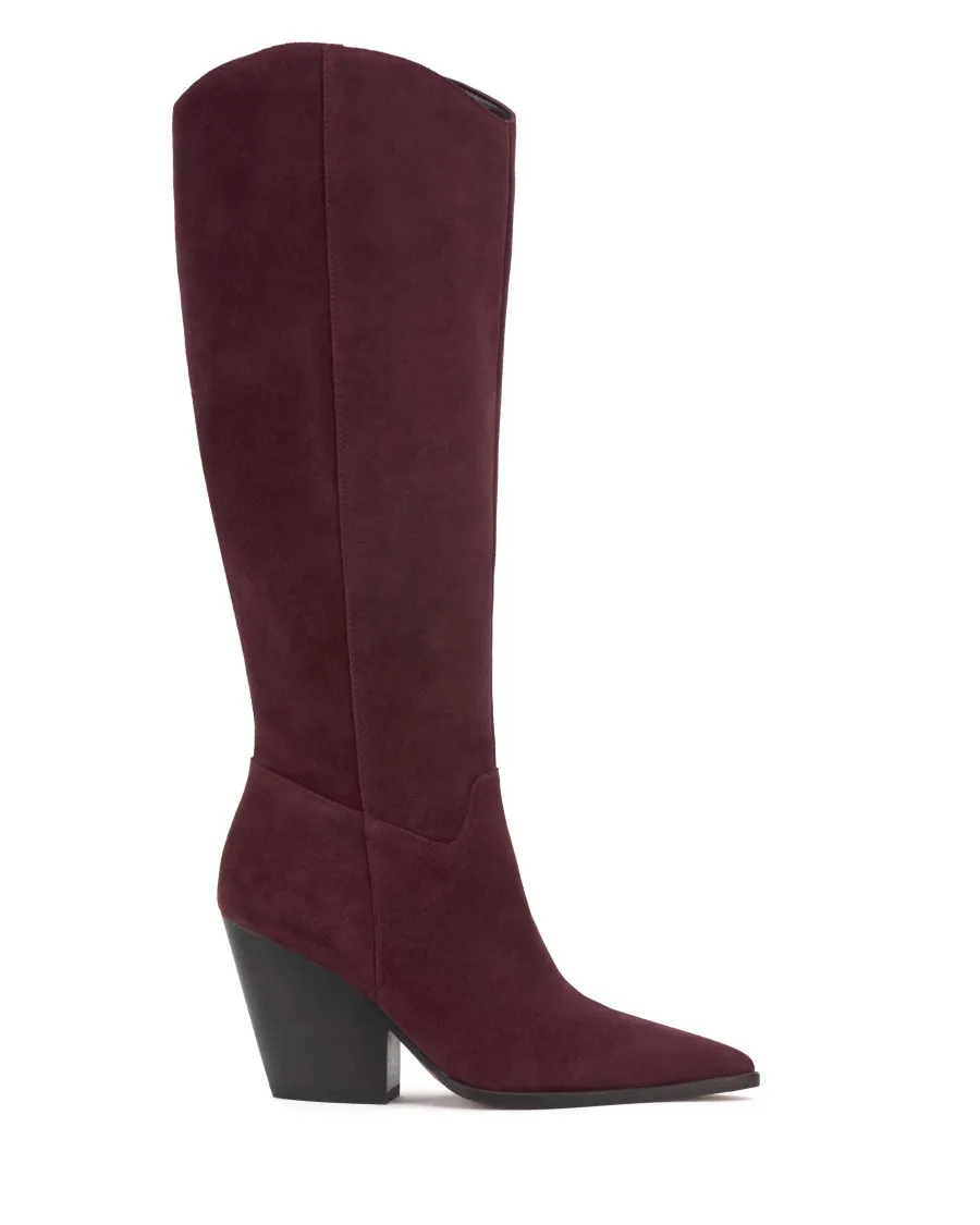 Vince Camuto Oyennie stivali ginocchio tacco squadrato