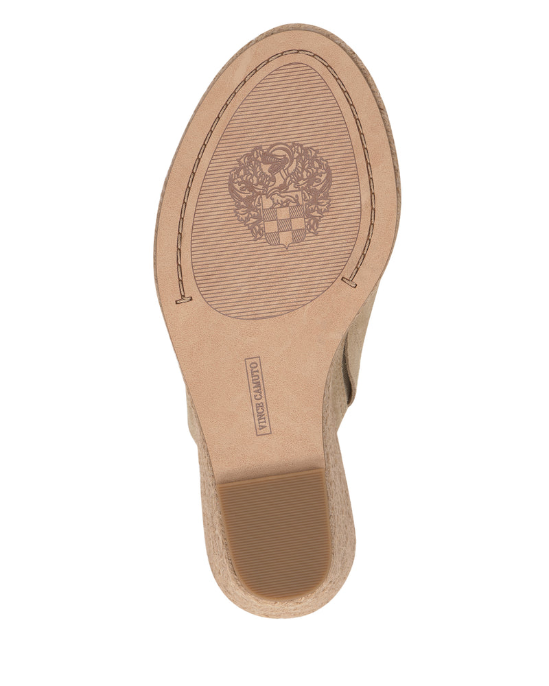 Vince Camuto Fisella Sandalo Zeppa Espadrillas Incrociato