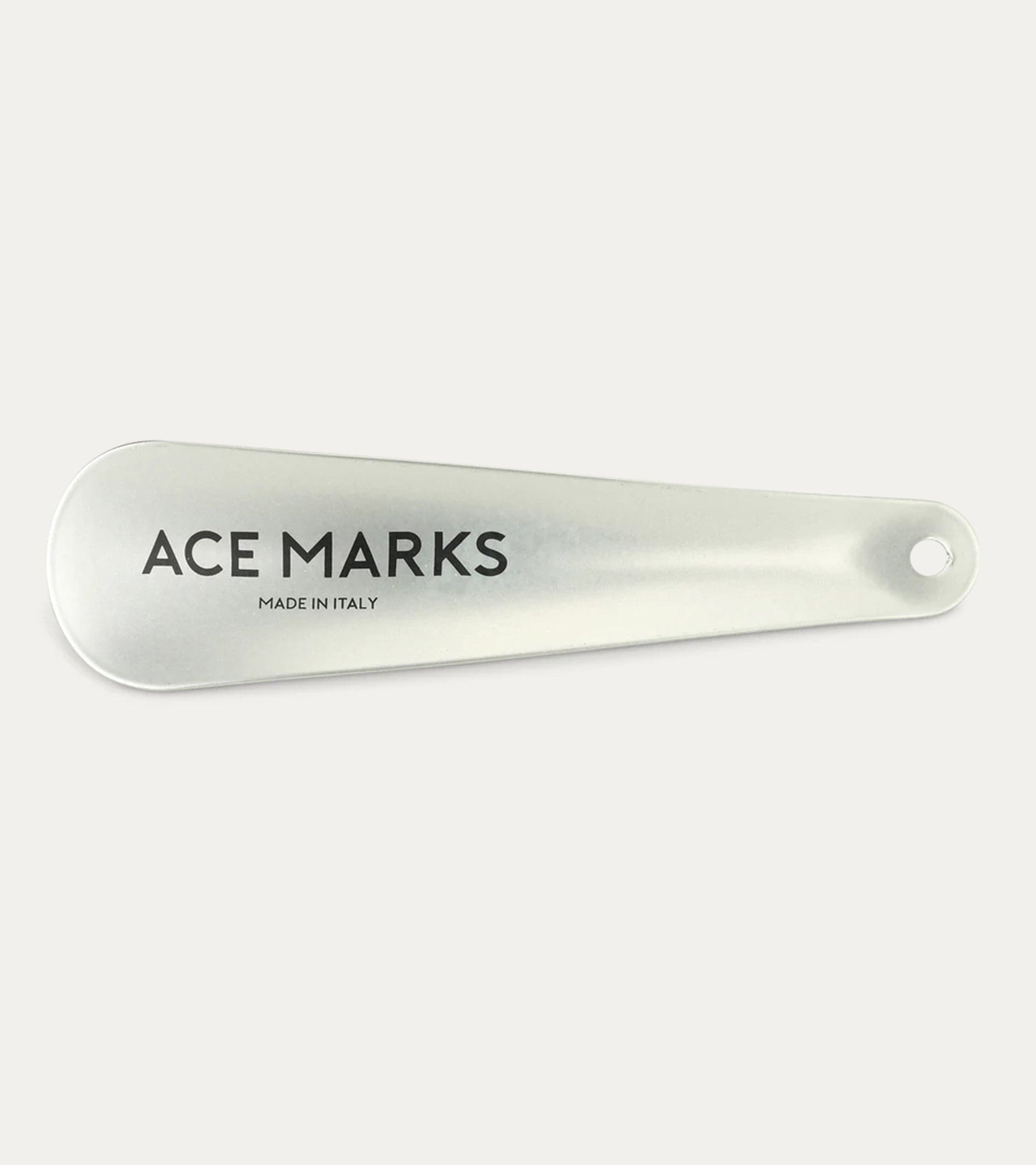 Ace Marks calzascarpe metallo argento 19 cm acciaio inox