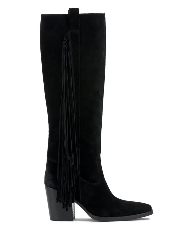 Vince Camuto Pelia stivale ginocchio camoscio frange