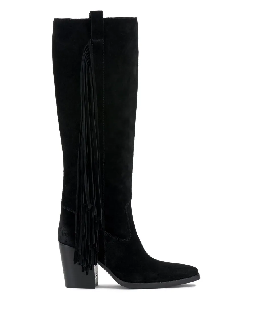Vince Camuto Pelia stivale ginocchio camoscio frange