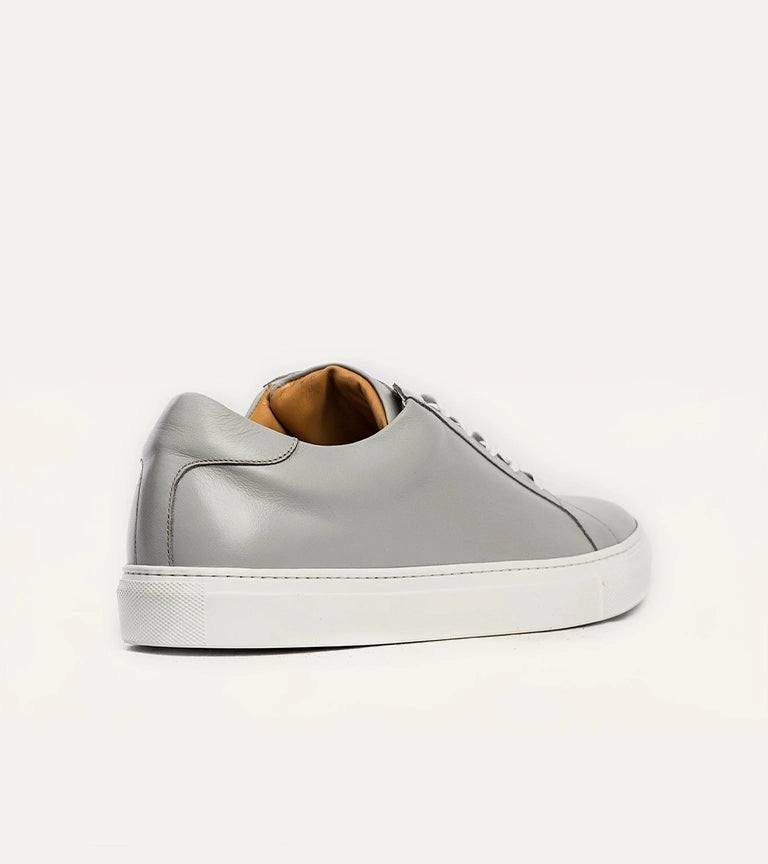 Ace Marks Duke sneaker uomo pelle grigia Light Grey