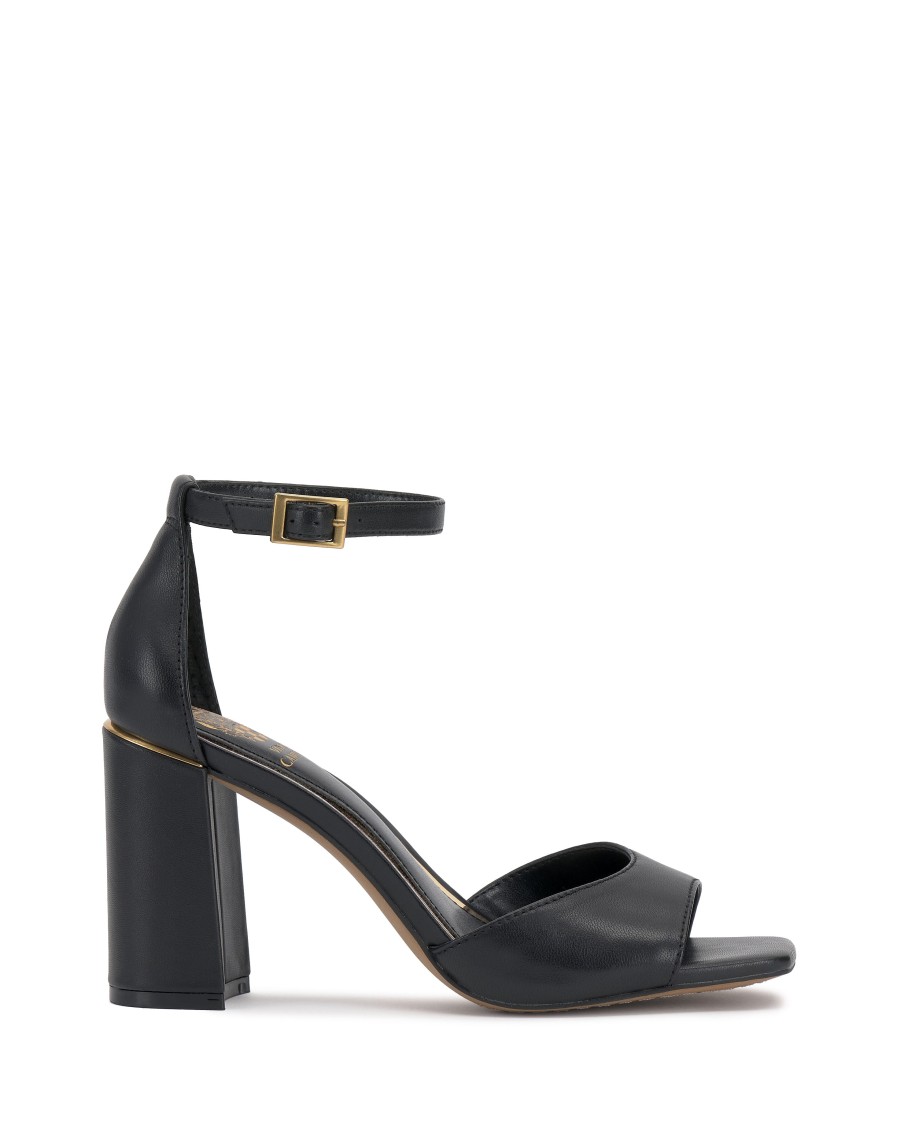 Vince Camuto Haydin Sandalo Donna Tacco a Blocco Punta Quadrata