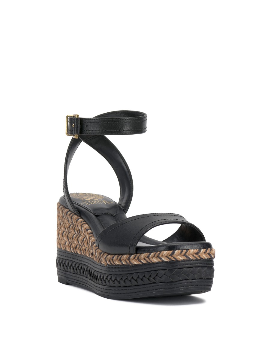 Vince Camuto Lilla Sandalo con Zeppa Espadrillas Donna
