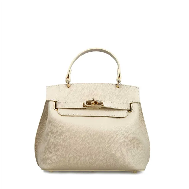 Leonardo Shoes Ninfea borsa pelle bianca tracolla