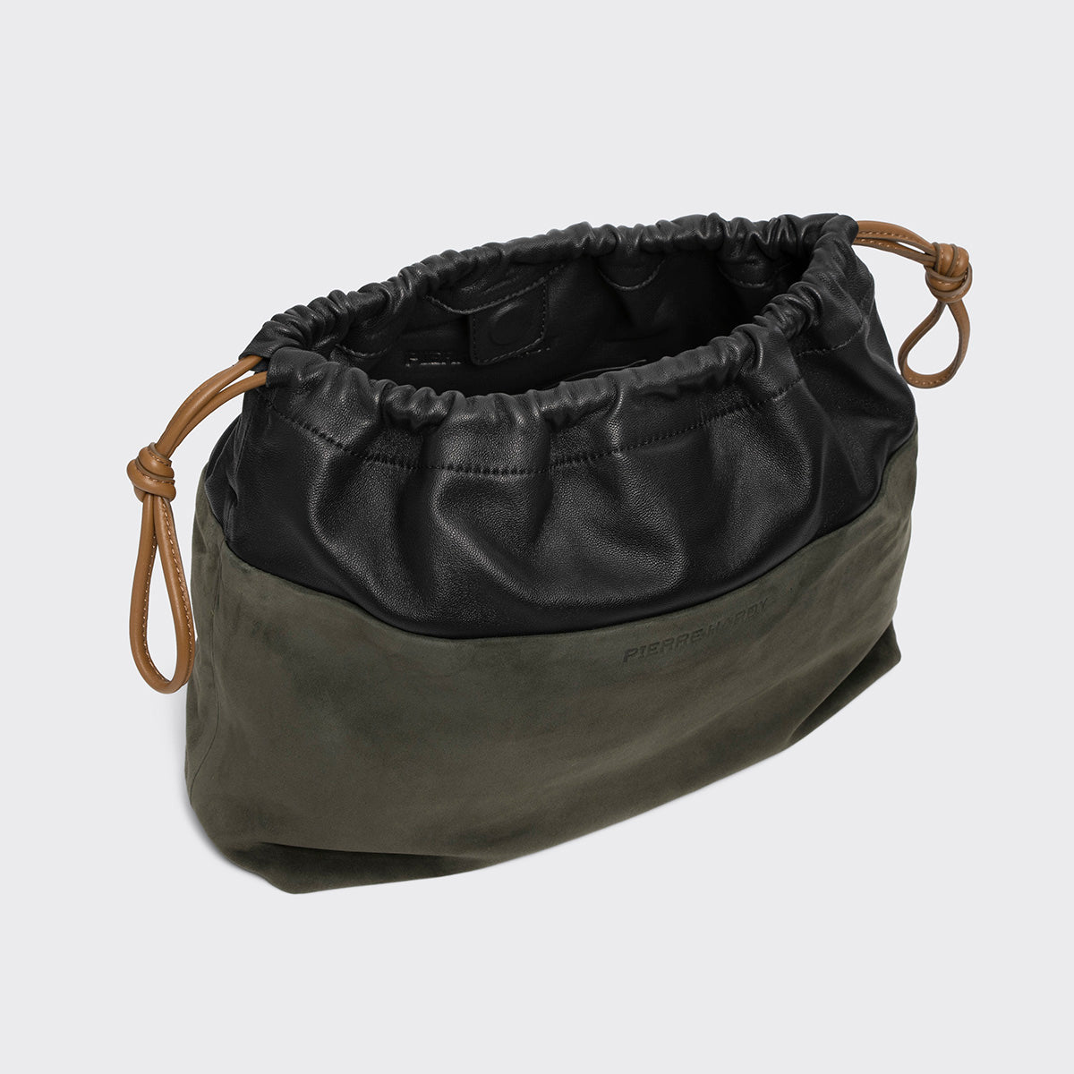 Pierre Hardy Twin Clutch Maxi pochette kaki TU