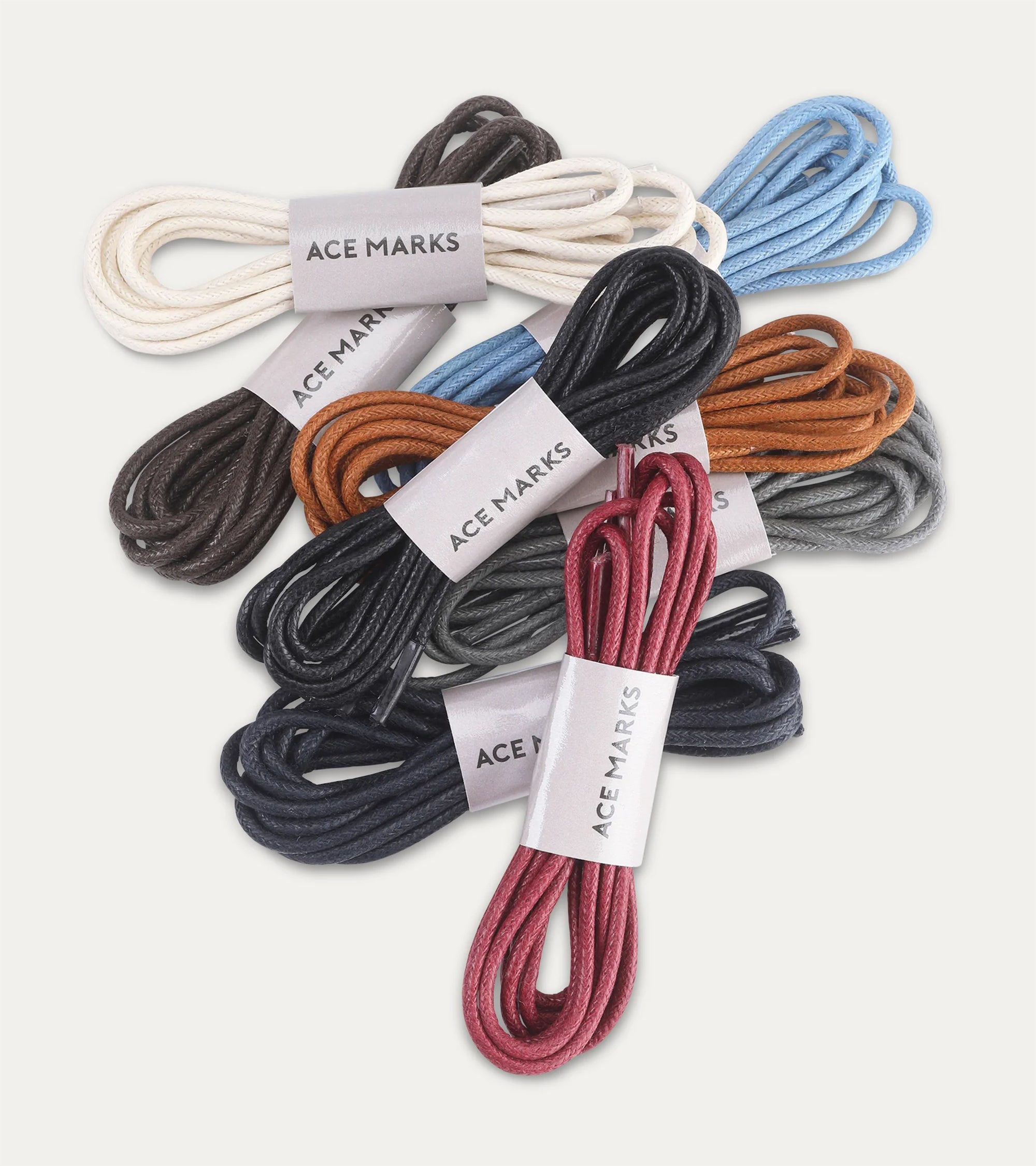 Ace Marks Essential Shoe Lace Package lacci cerati 75 cm 8 colori