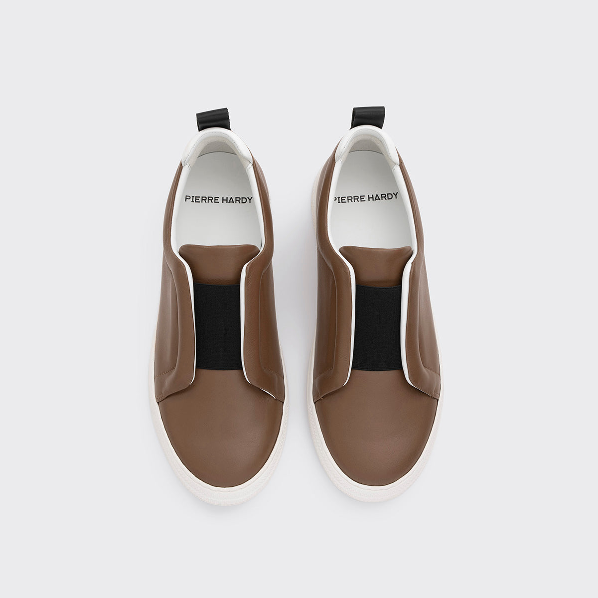 Pierre Hardy Slider sneakers donna cammello pelle