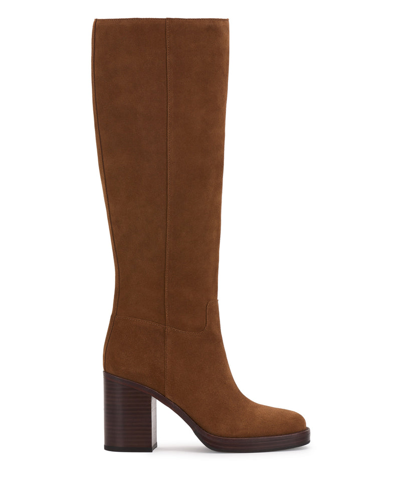 Vince Camuto Gibi stivale alto tacco a blocco polpaccio largo