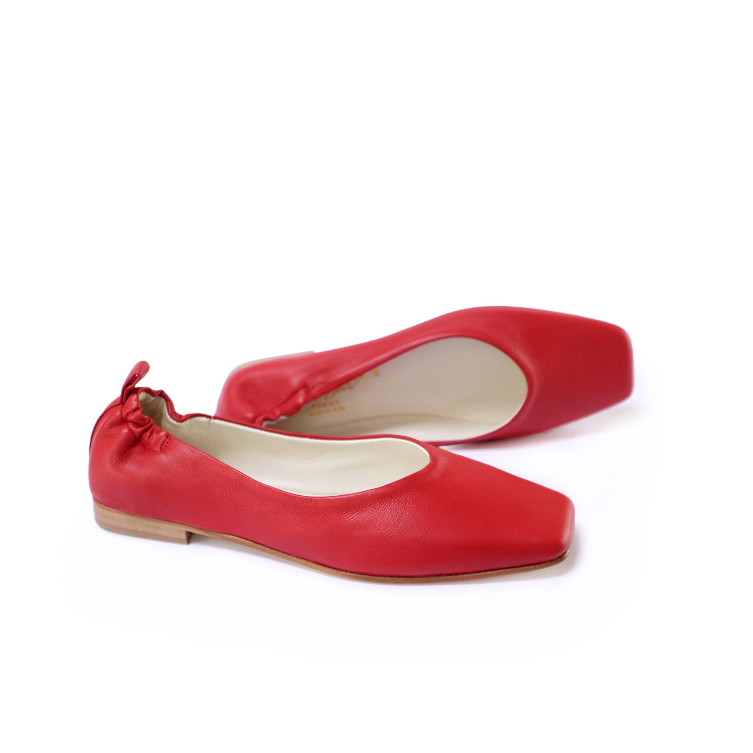 Ton Goût Zoe Ballerina donna nappa rosso