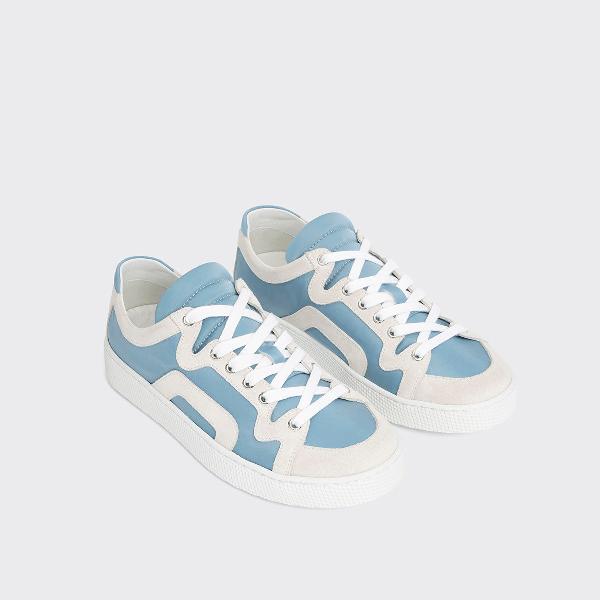 Pierre Hardy Alpha sneakers donna blu pelle 25 mm