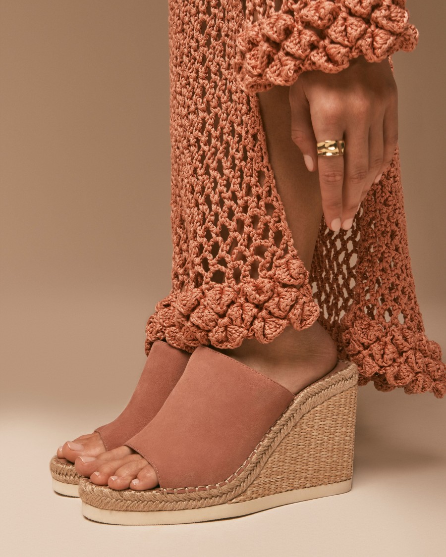 Vince Camuto Brissia Mule Donna Zeppa Intrecciata Juta