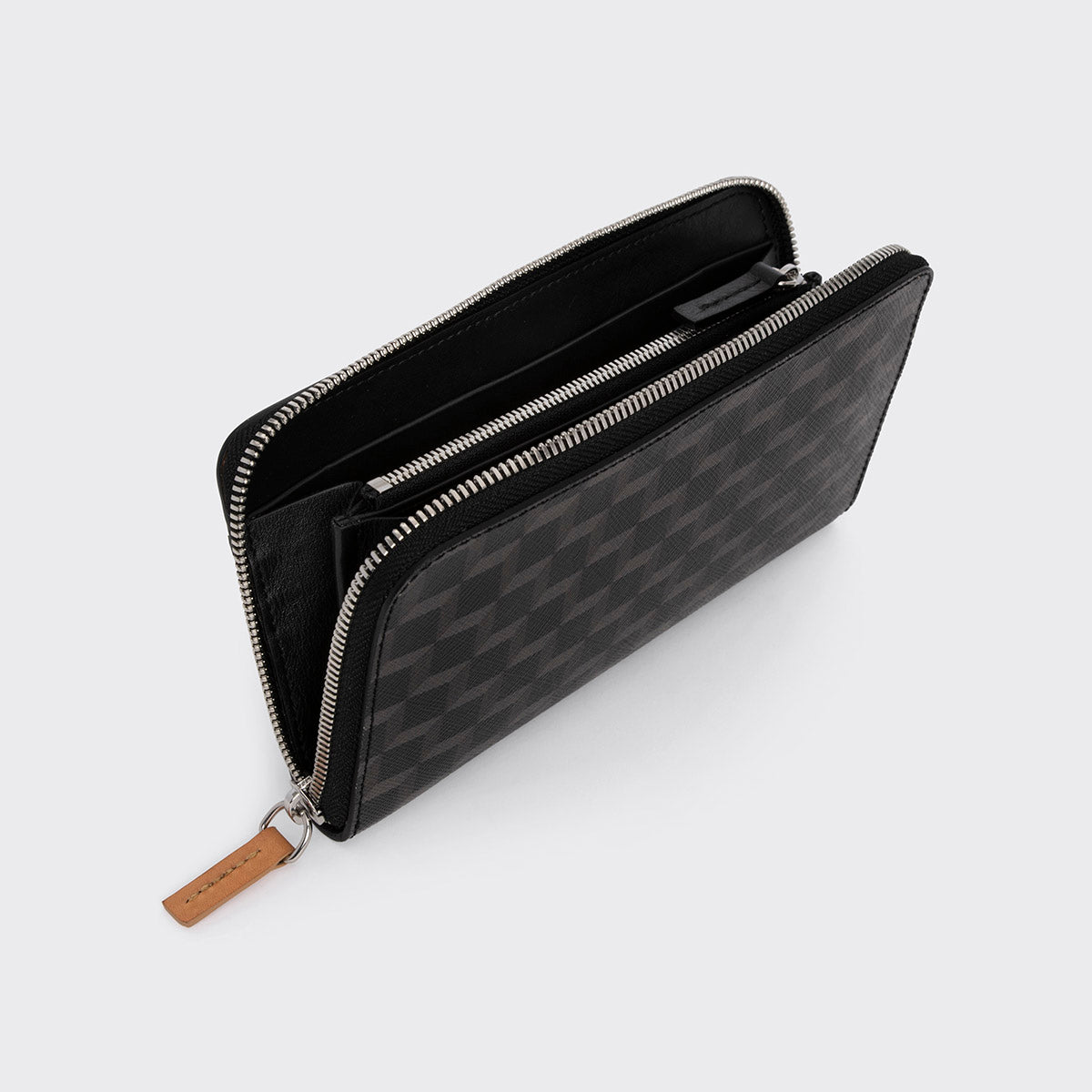 Pierre Hardy Aoyama portafoglio maxi nero zip TU tela