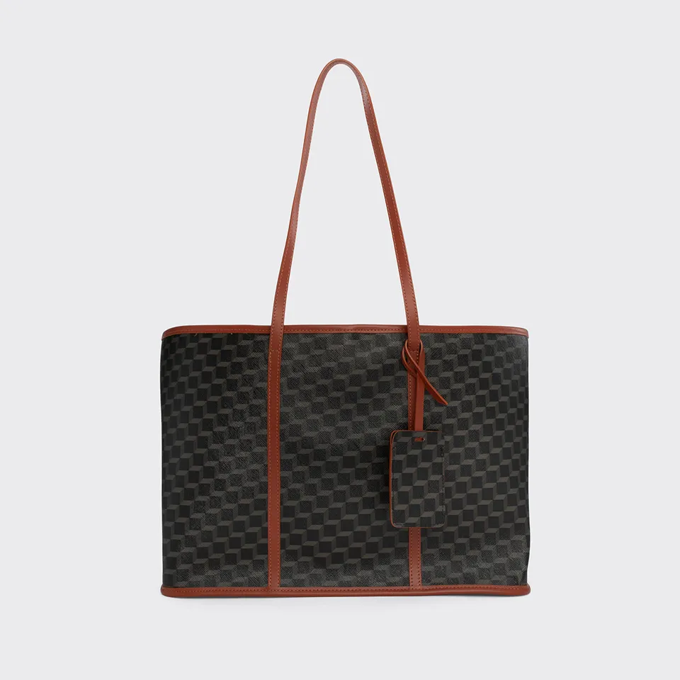 Pierre Hardy Cab Tote shopper pelle nera standard TU