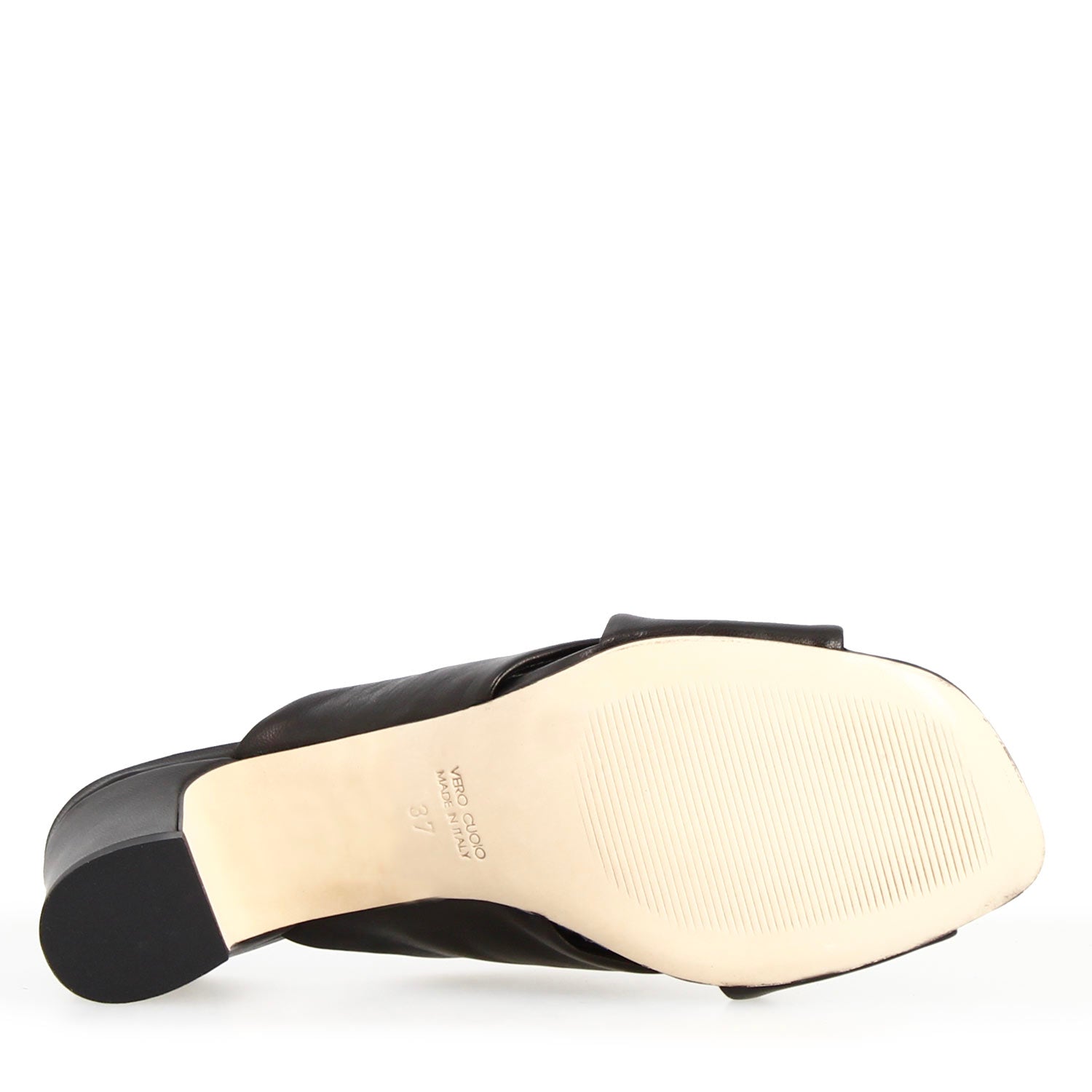Leonardo Shoes Antiochia mules donna nero pelle