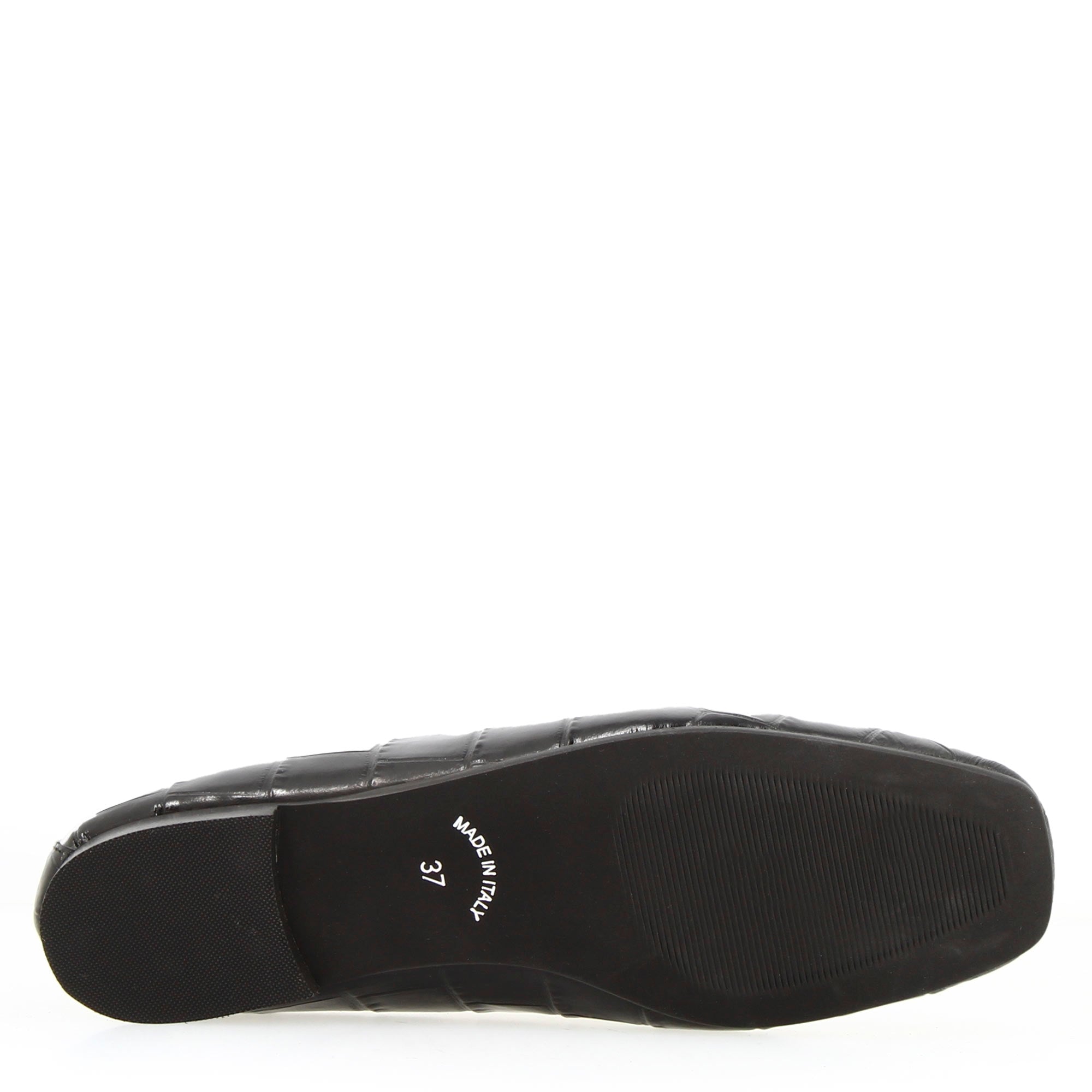 Leonardo Shoes Artemide20 mocassini donna pelle nero cocco
