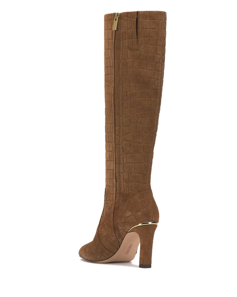 Vince Camuto Gylina Stivale Alto Polpaccio Extra Largo Donna