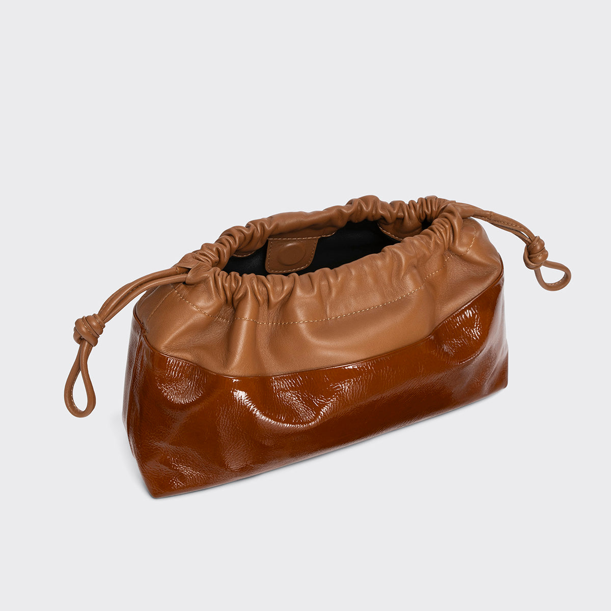 Pierre Hardy Twin VV09N pochette pelle marrone TU