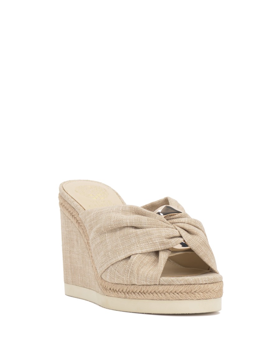 Vince Camuto Briana sandali zeppa espadrillas tela