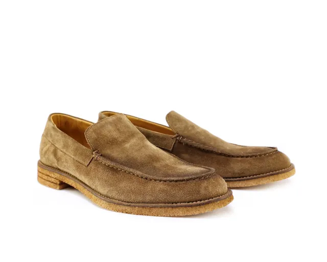 Ton Goût Mocassino College mocassino uomo camoscio leggero