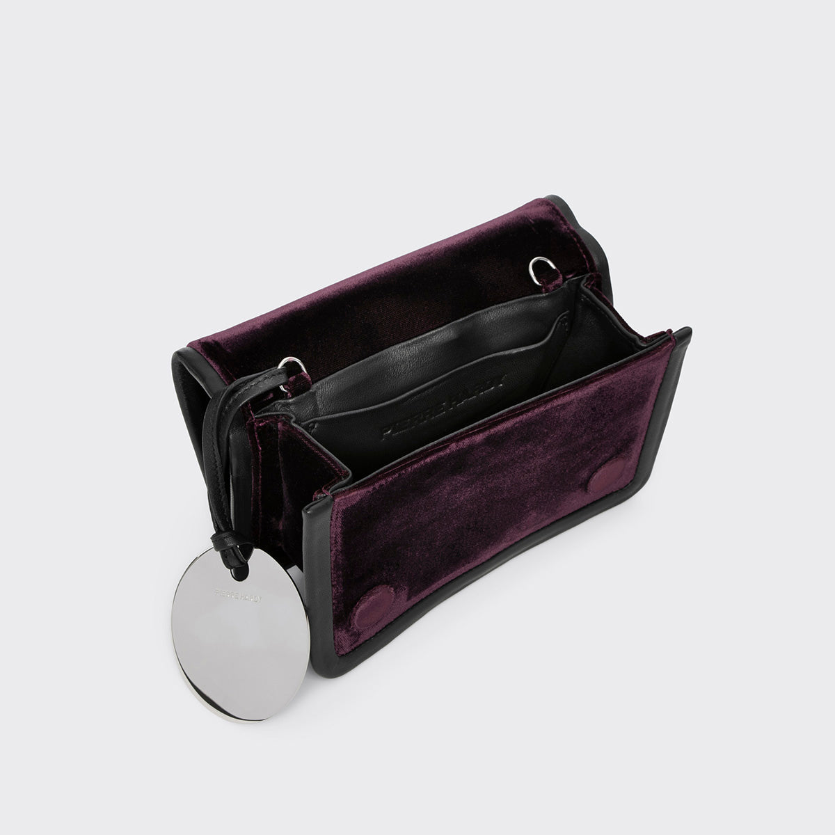 Pierre Hardy Alpha Alpha Handbag borsa a mano nera TU pelle